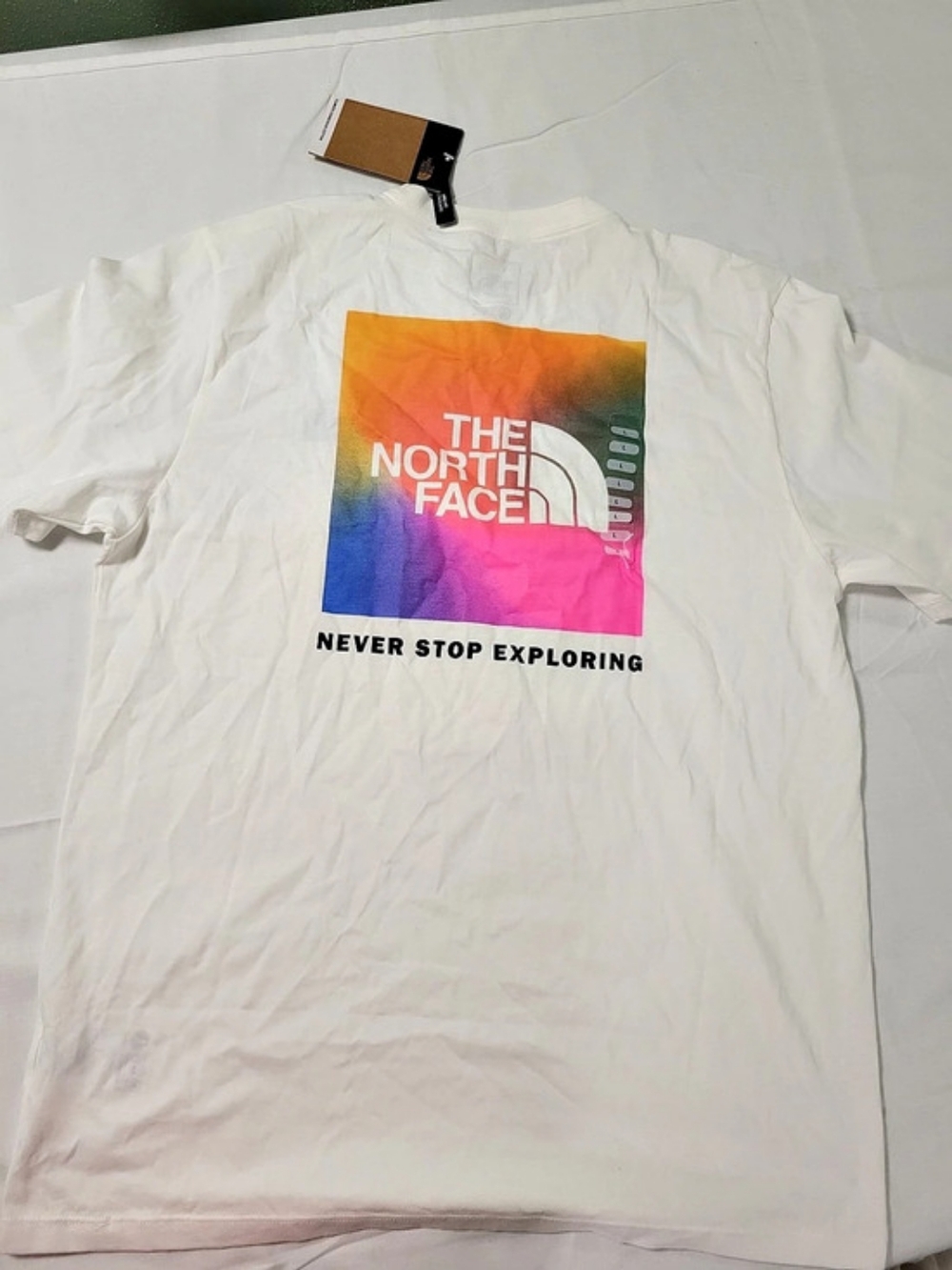 The North Face Box NSE Short Sleeve T-Shirt White Large